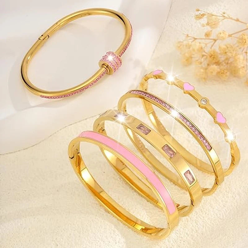 Luxe Girl Pink Bangle