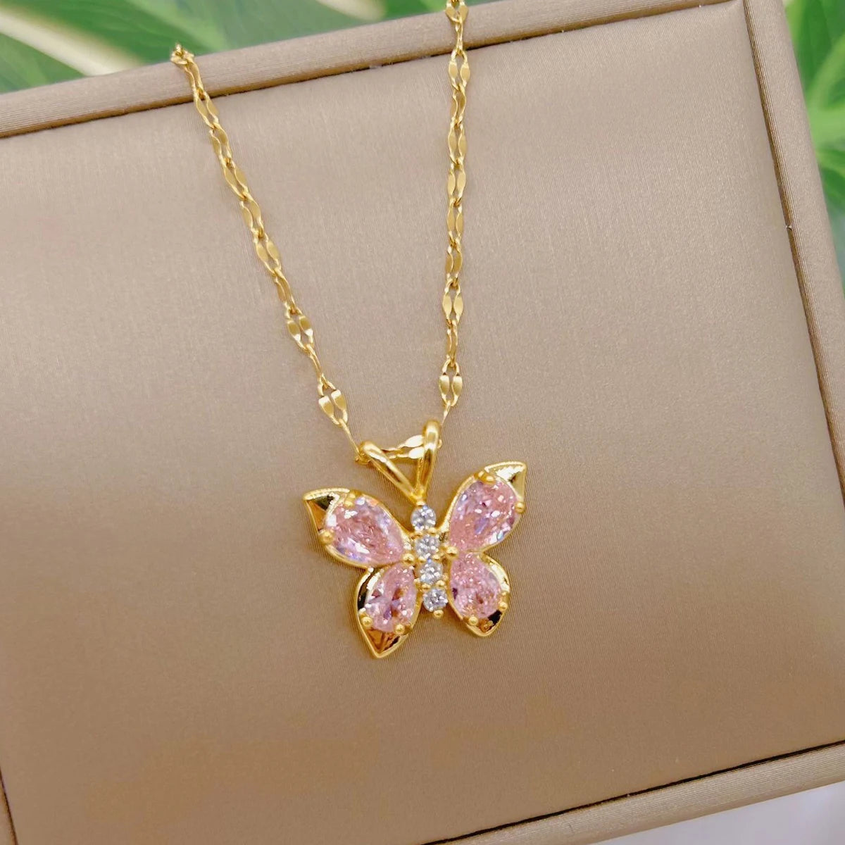 Golden Butterfly Necklace