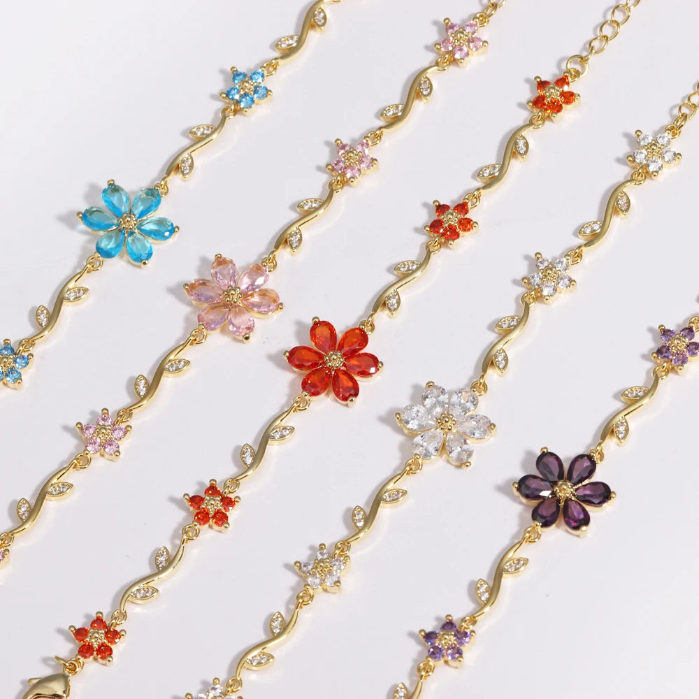 Prism Flower Garden Bracelet