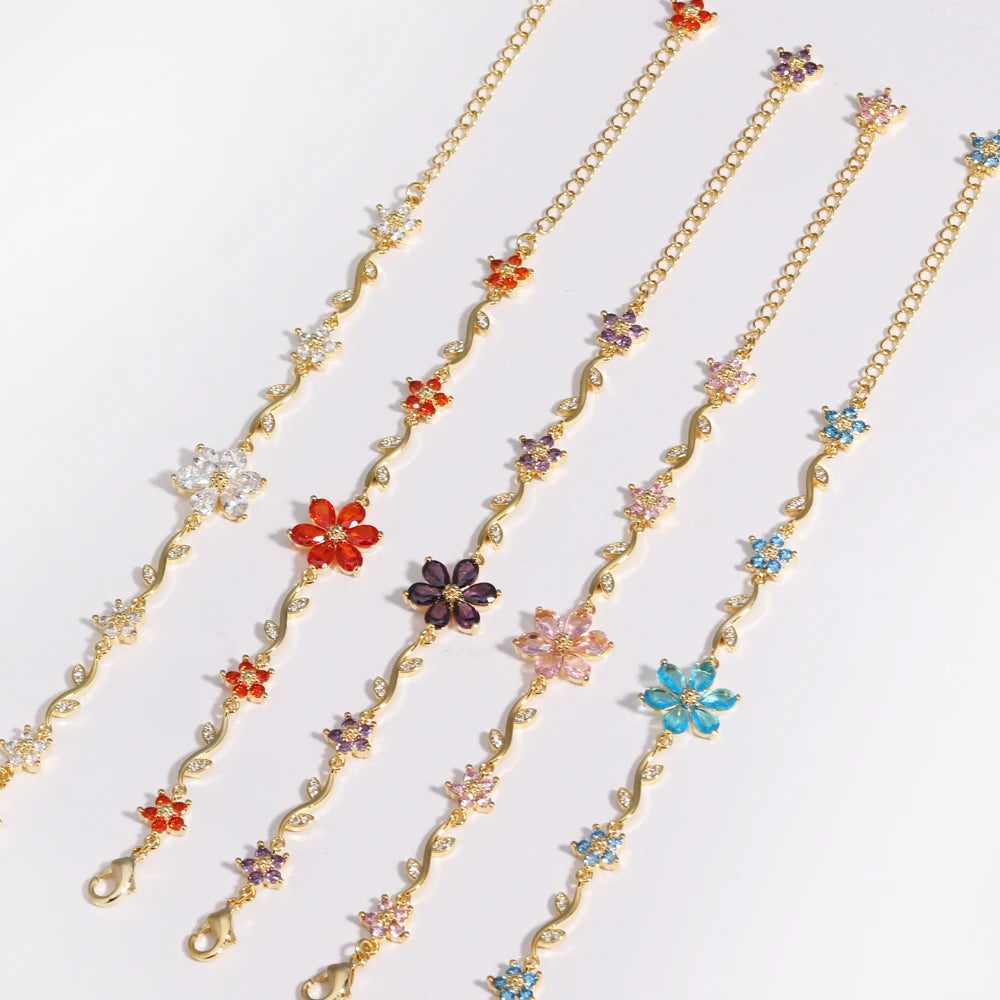 Prism Flower Garden Bracelet
