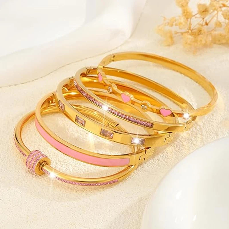 Luxe Girl Pink Bangle