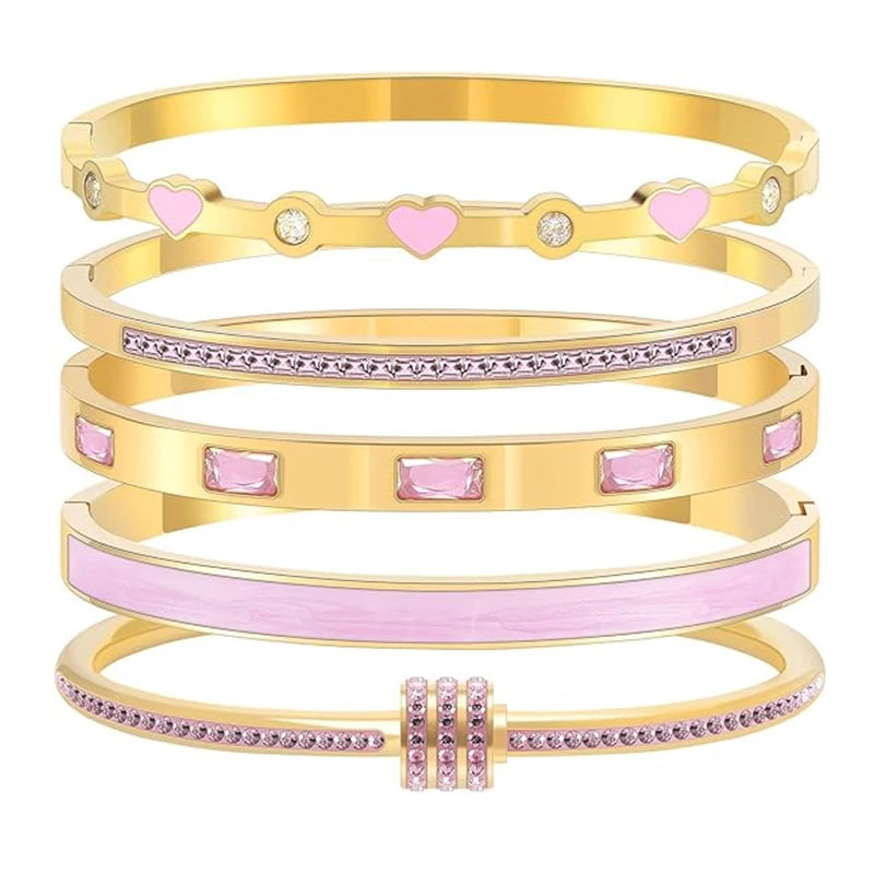 Luxe Girl Pink Bangle