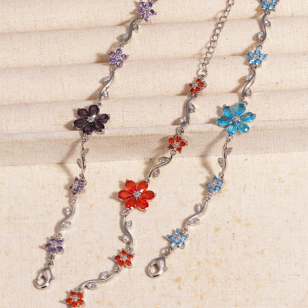 Prism Flower Garden Bracelet