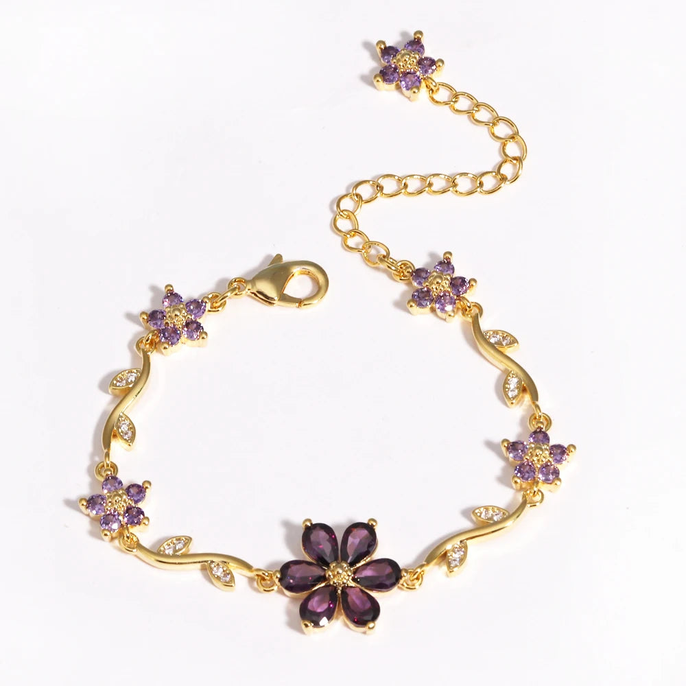 Prism Flower Garden Bracelet