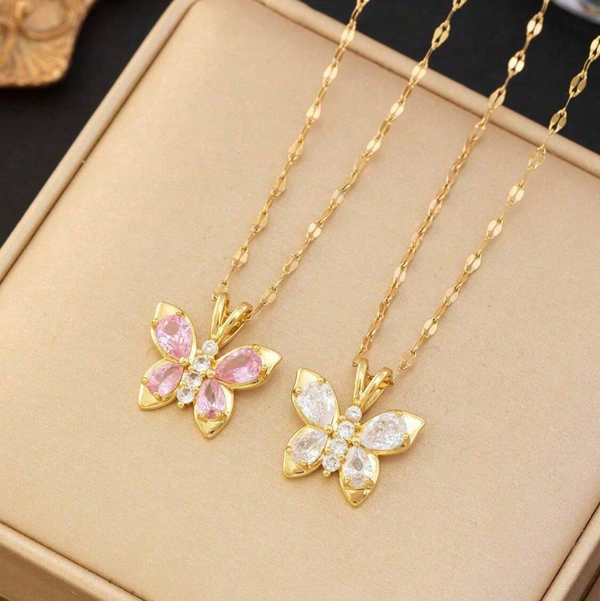 Golden Butterfly Necklace