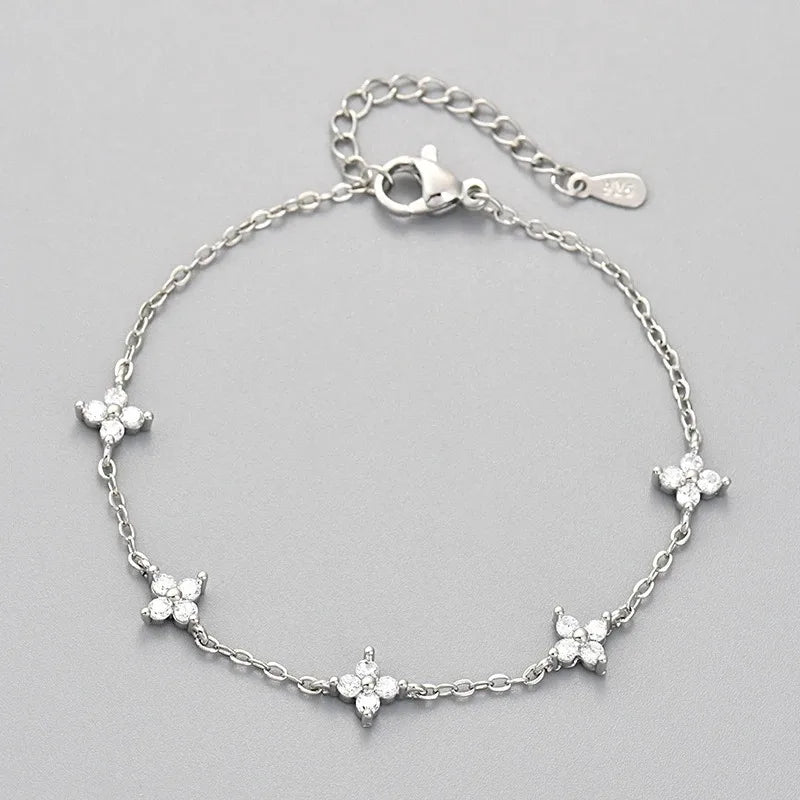 Star Flower Chain Bracelet