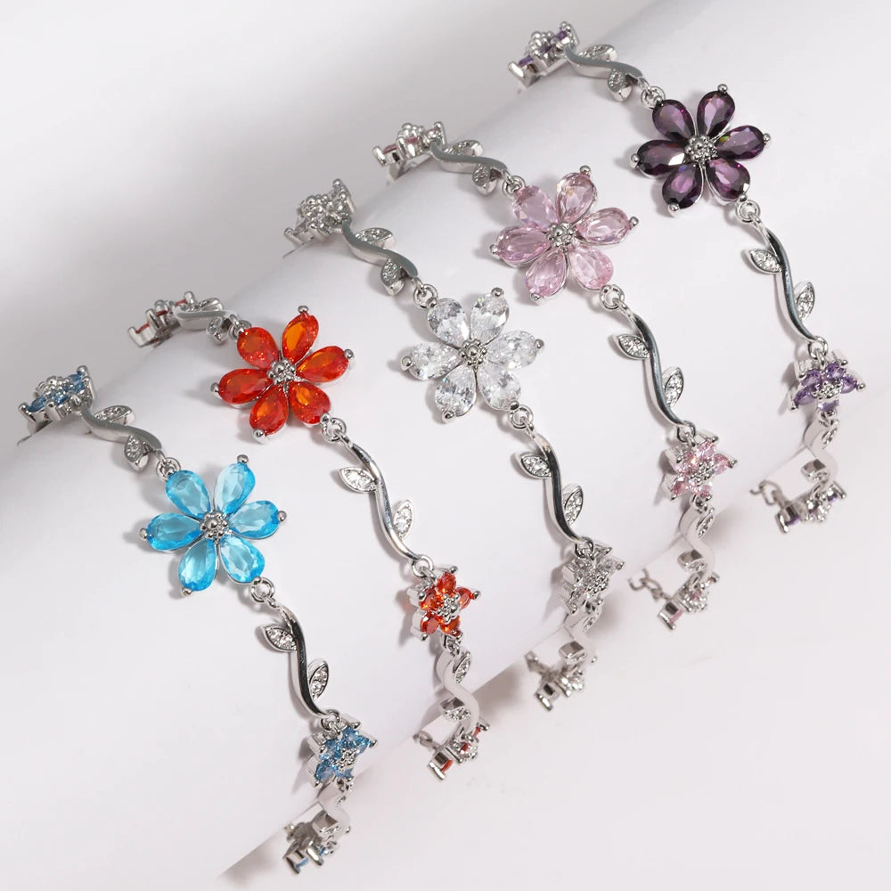 Prism Flower Garden Bracelet