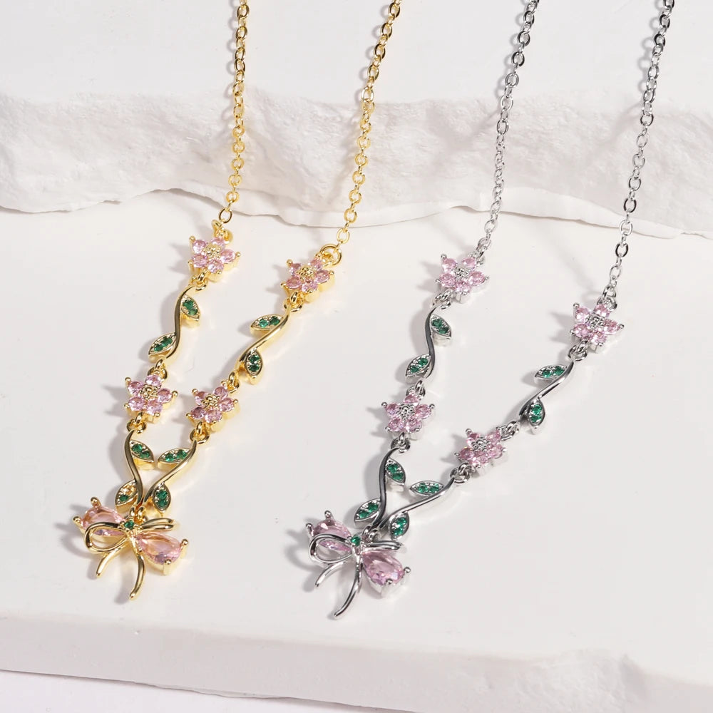 Princess Ribbon Necklace