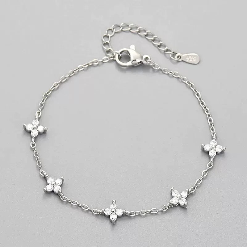 Star Flower Chain Bracelet