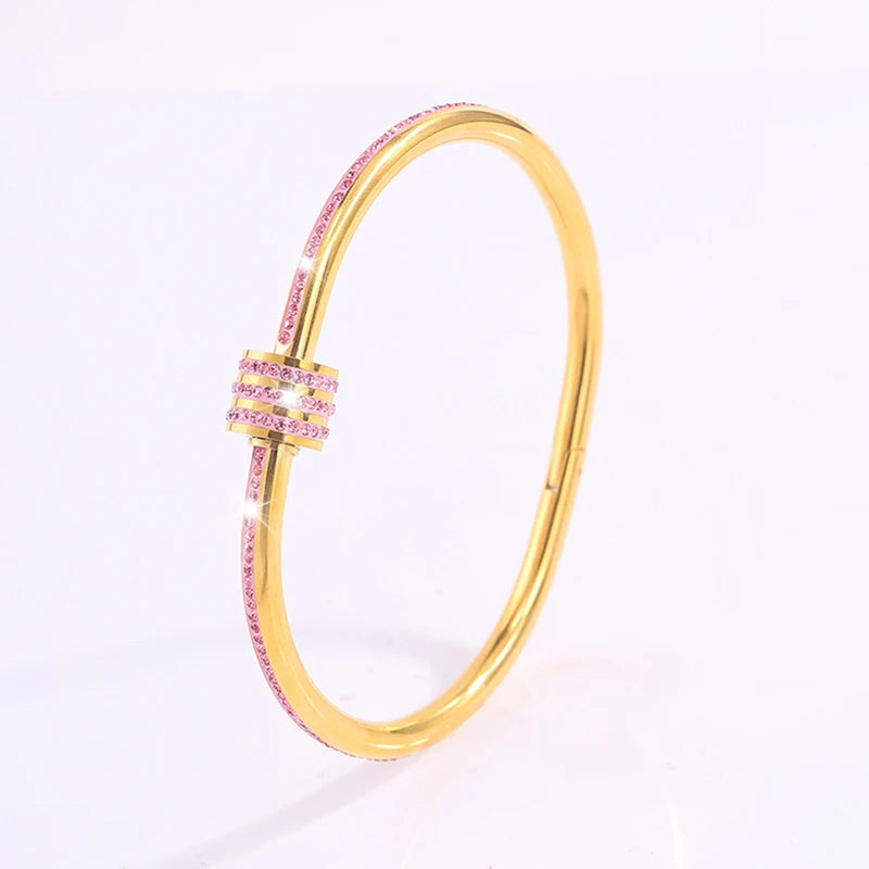 Luxe Girl Pink Bangle