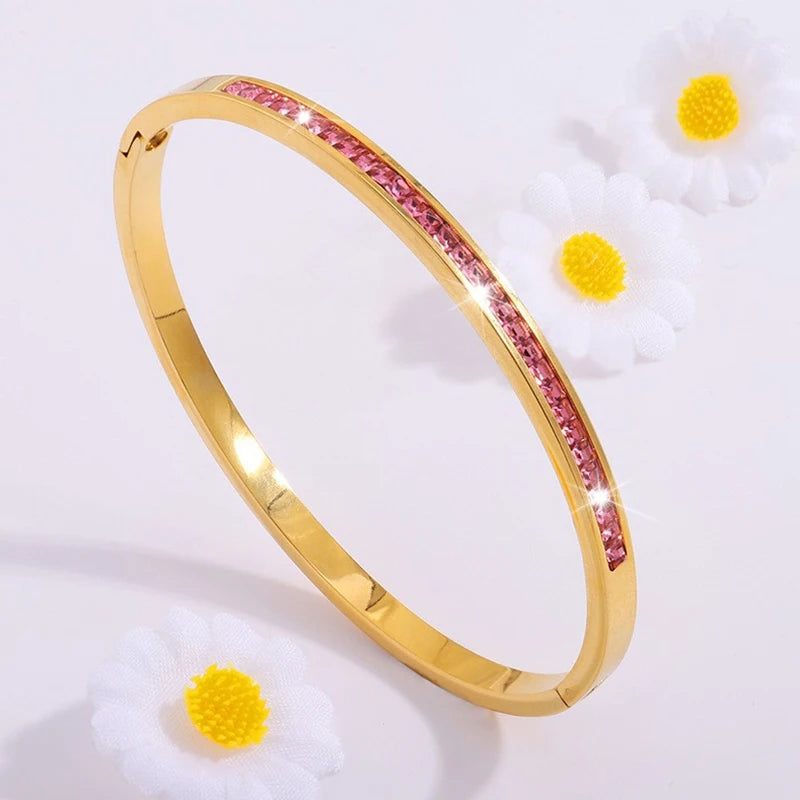 Luxe Girl Pink Bangle