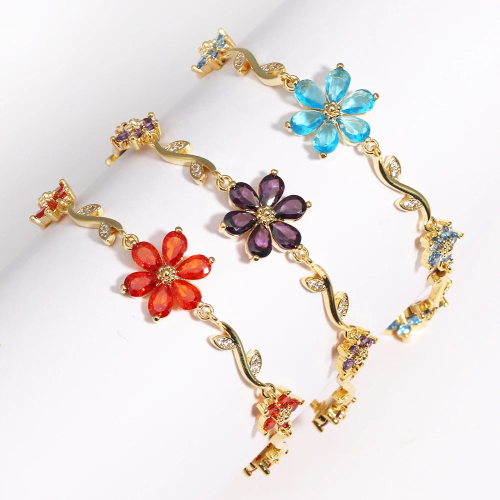 Prism Flower Garden Bracelet