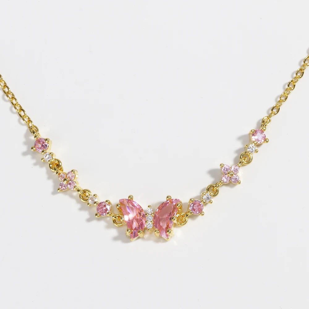 Pink Butterfly Bracelet